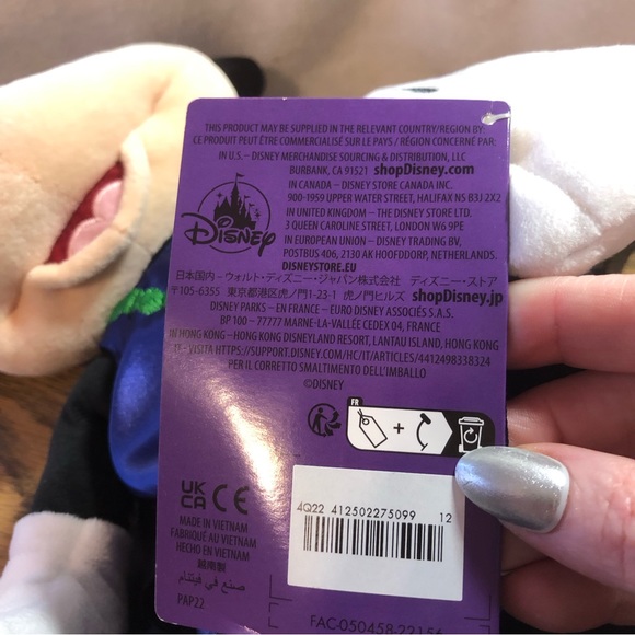 Disney Happy Halloween 2022 Minnie Mouse bay costume stuffed toy NWT - Picture 5 of 9